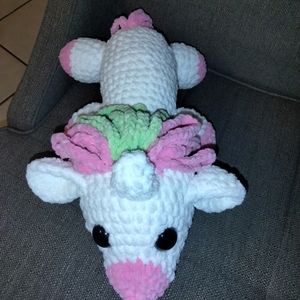 Crochet Sleepy Unicorn NWOT